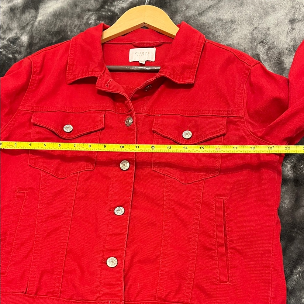 Red Denim Jacket - Picture 4 of 7